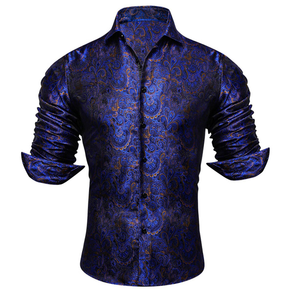 Luxury Shirts for Men Navy Blue ...